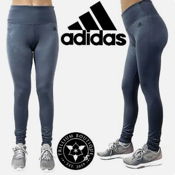 Adidas climate embossed cold weather tights - Picture 1 of 8